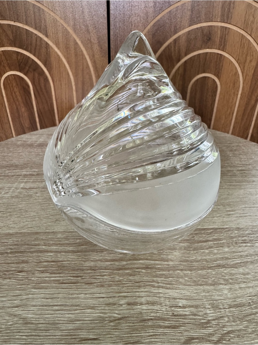 Vintage Studio Silversmiths Germany Lead Crystal Candy Dish with Lid